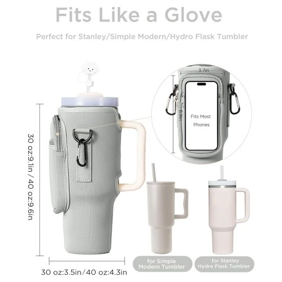 Shop quality Billz Buddy Tumbler Accessory Bag for S well XL & Stanley 40oz Travel Mug - Grey in Kenya from vituzote.com Shop in-store or online and get countrywide delivery!